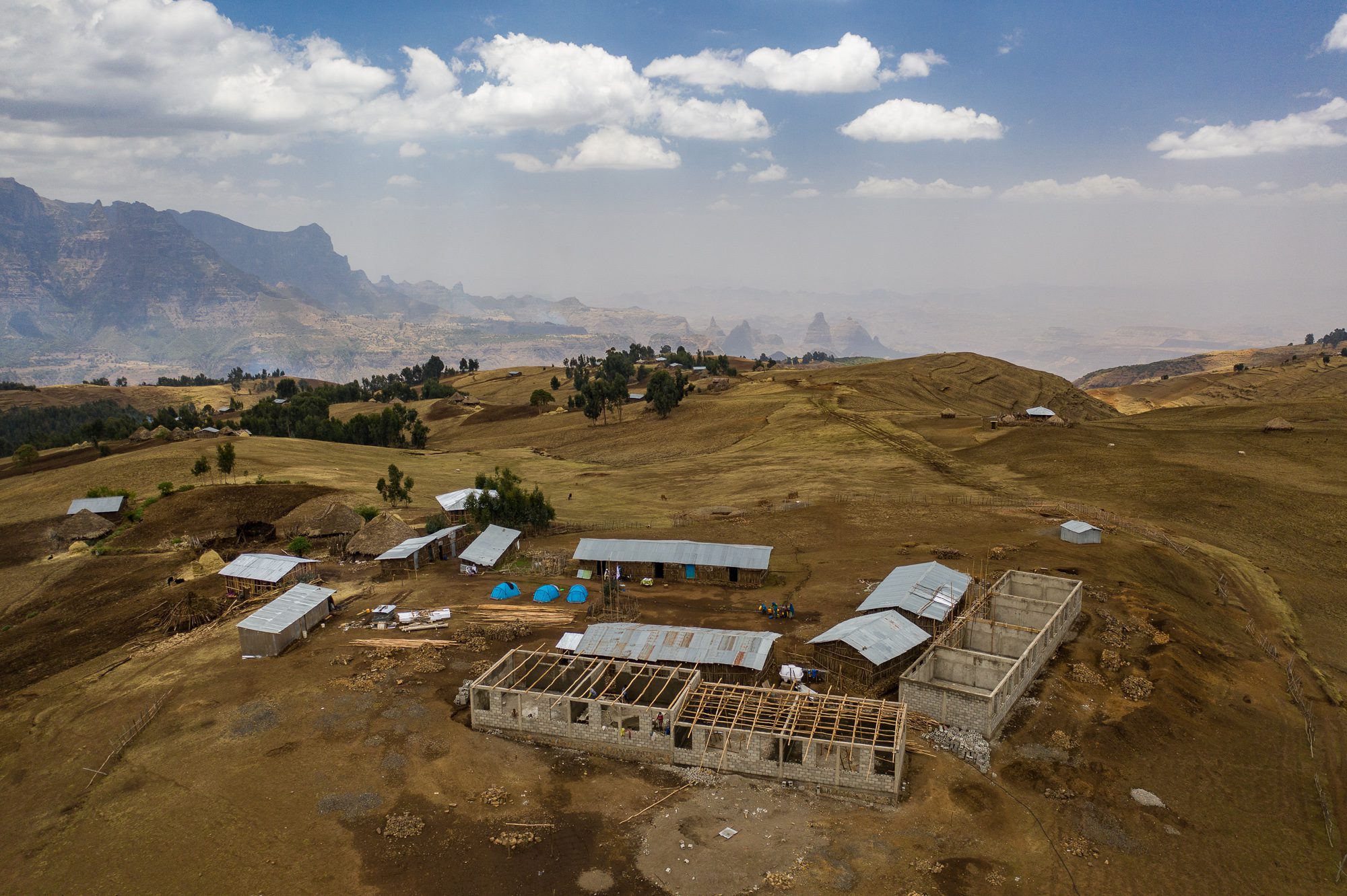 Simien Ethiopie drone