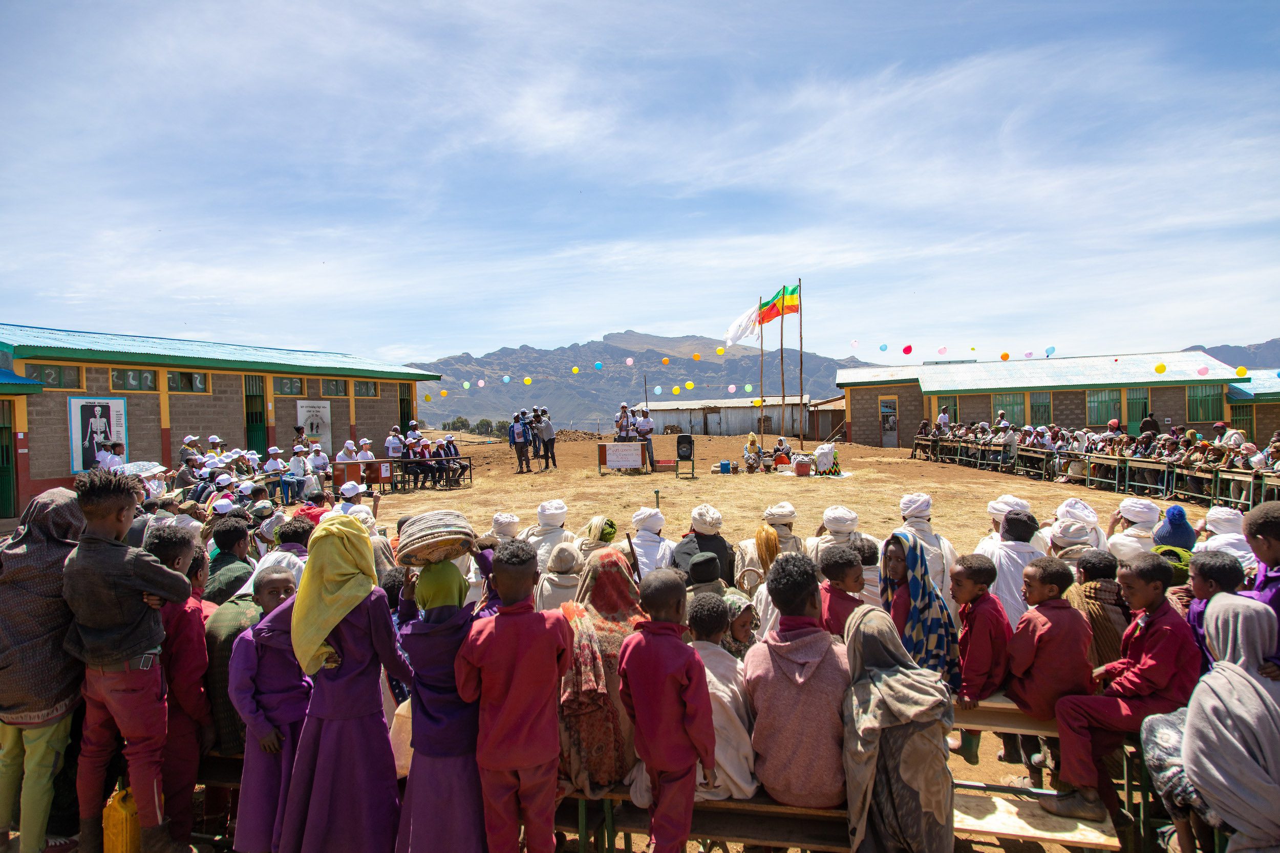 inauguration ecole simien ethiopie